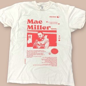 White XL Unisex Mac Miller Vintage Tee-Shirt